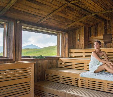 Woman in the Finnish Sauna