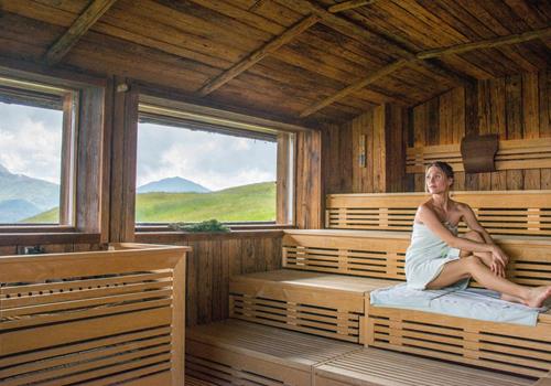 Woman in the Finnish Sauna