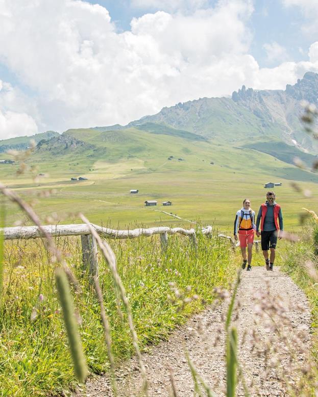 Hiking on the Alpe di Siusi