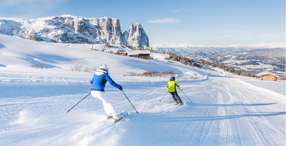 Sciare sull'Alpe di Siusi