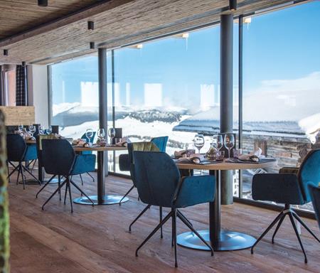 Dining Room with Winter View