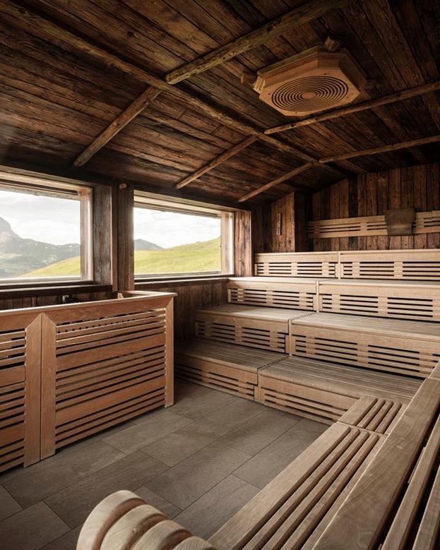 Sauna with a view