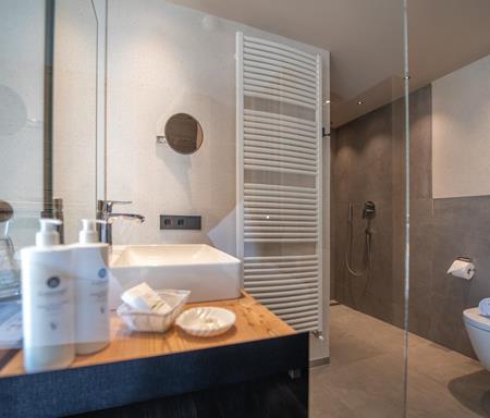 Badezimmer mit Dusche - Einzelzimmer Standard