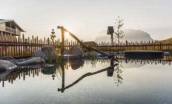 Sunrise over the Swimming Pond