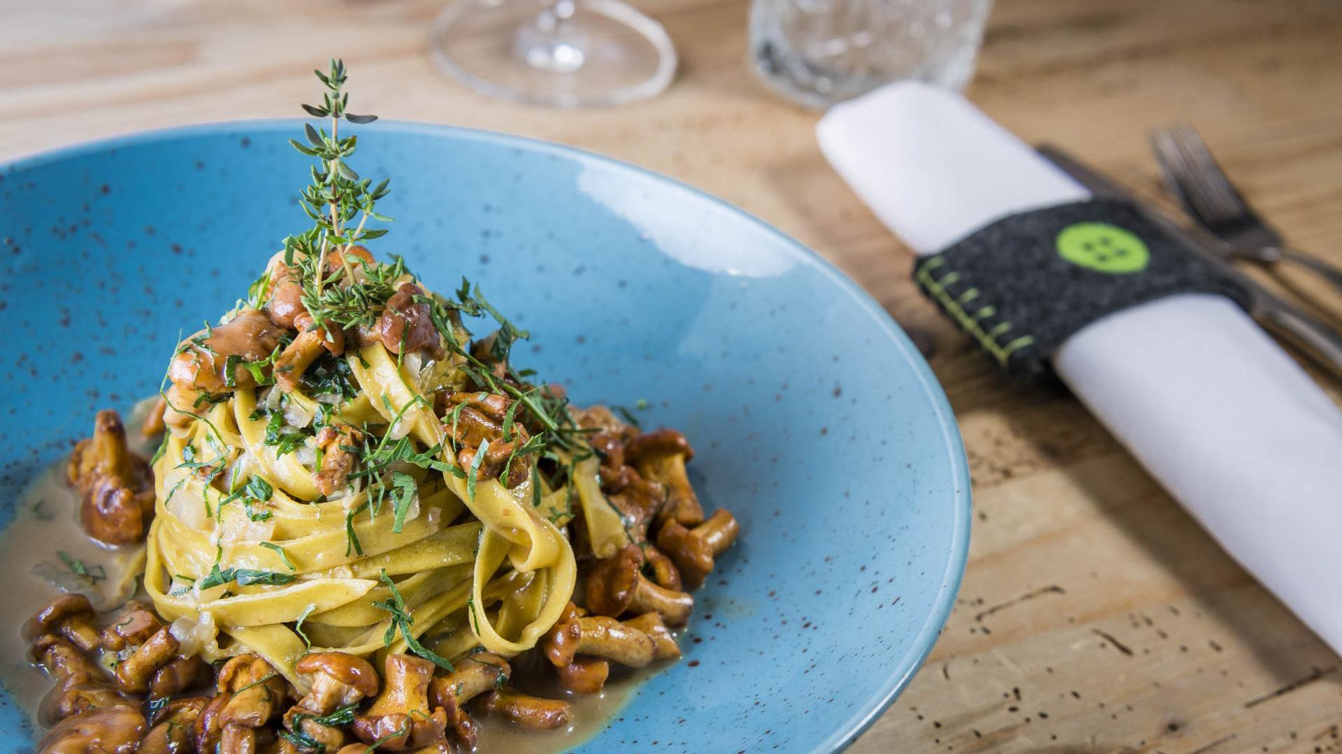 Tagliatelle mit Pfifferlingen