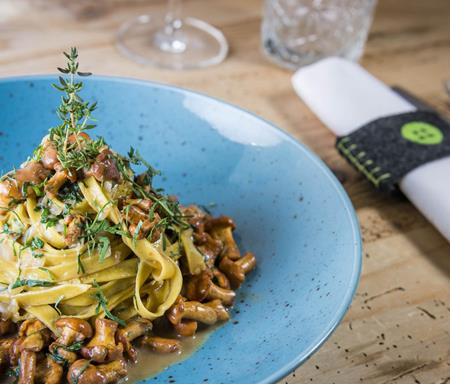 Tagliatelle with Chanterelles