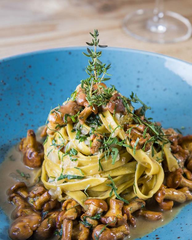 Tagliatelle mit Pfifferlingen