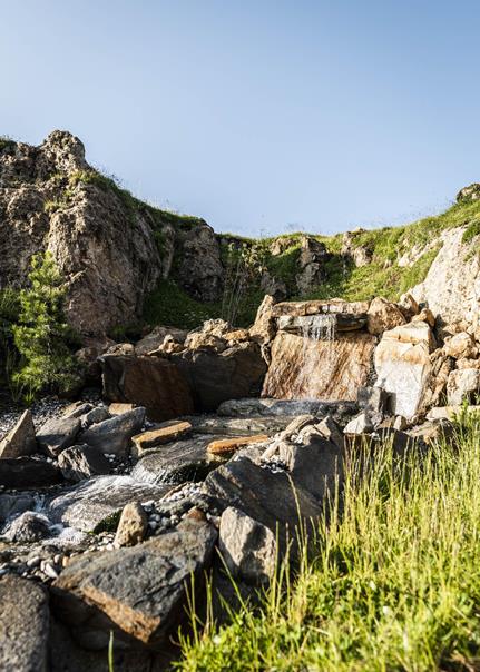 Stream on the Alpe di Siusi