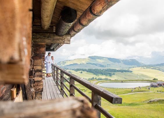 Blick auf den Badesee