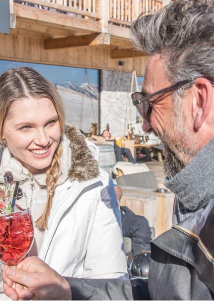 Aperitiv auf der Terrasse