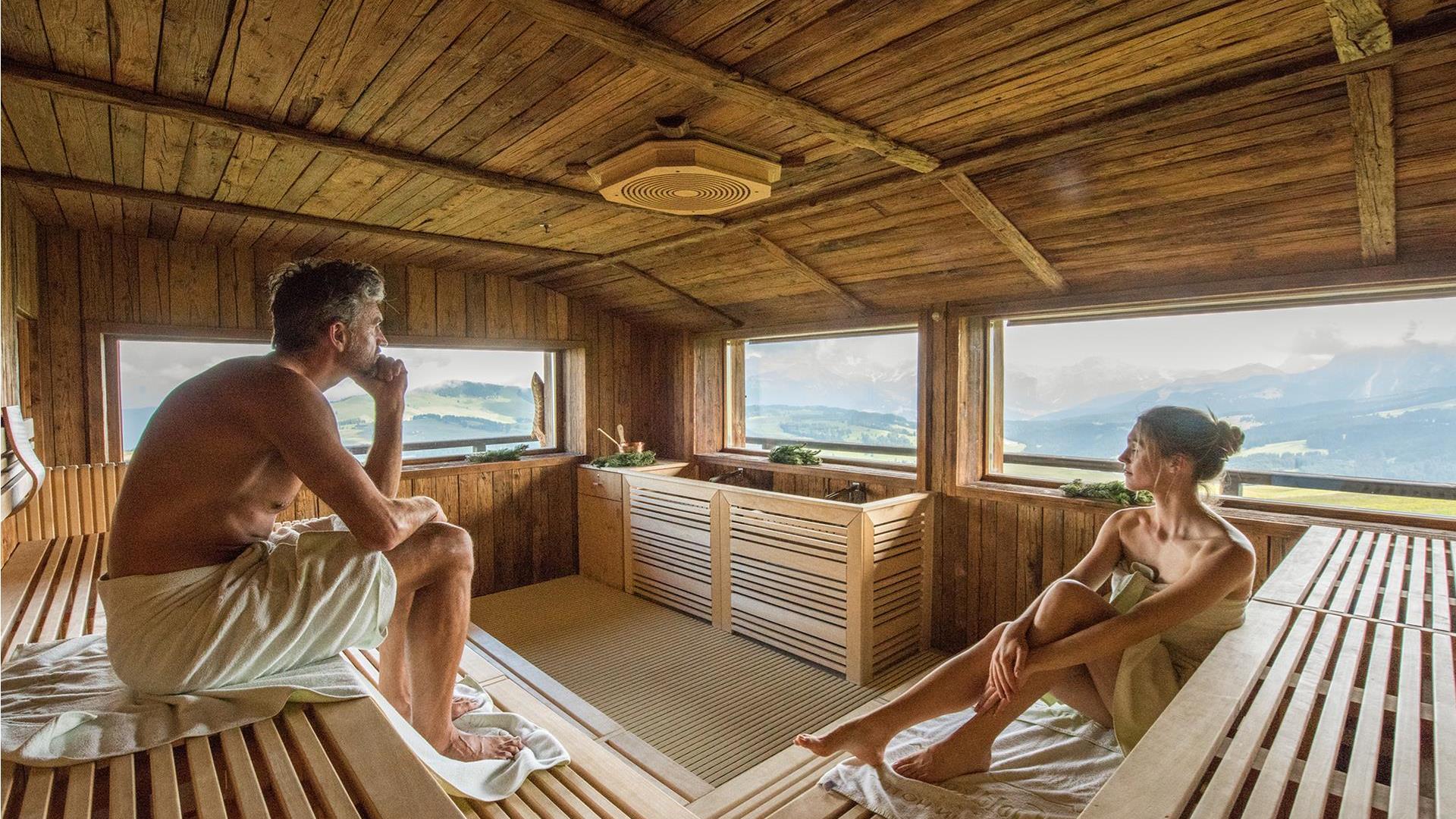 In the Panorama Sauna